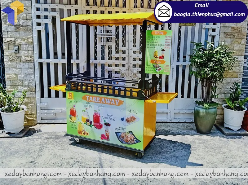 xe sinh tố giá rẻ bằng gỗ thông đẹp