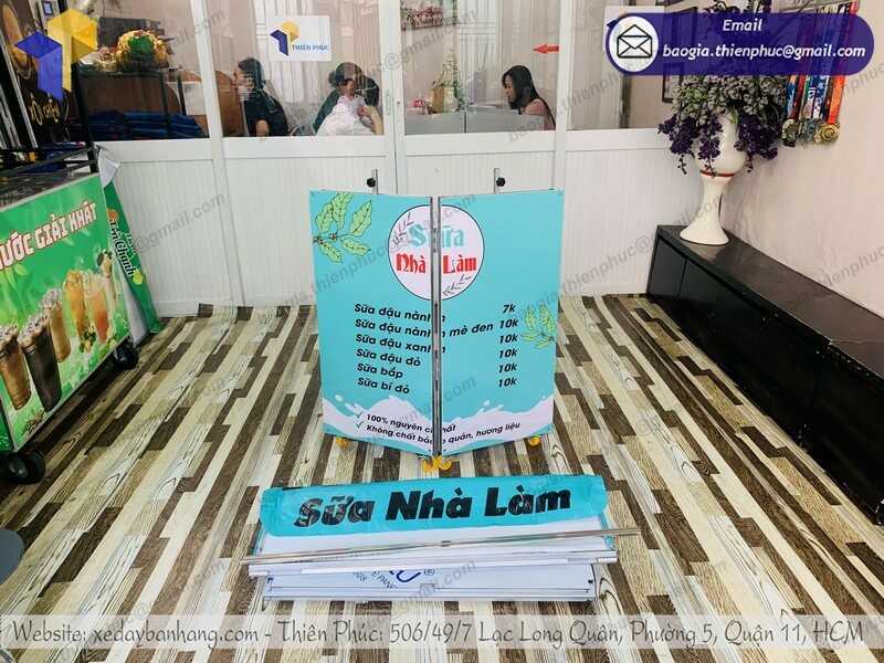 xe bán sữa hạt lắp ráp rẻ