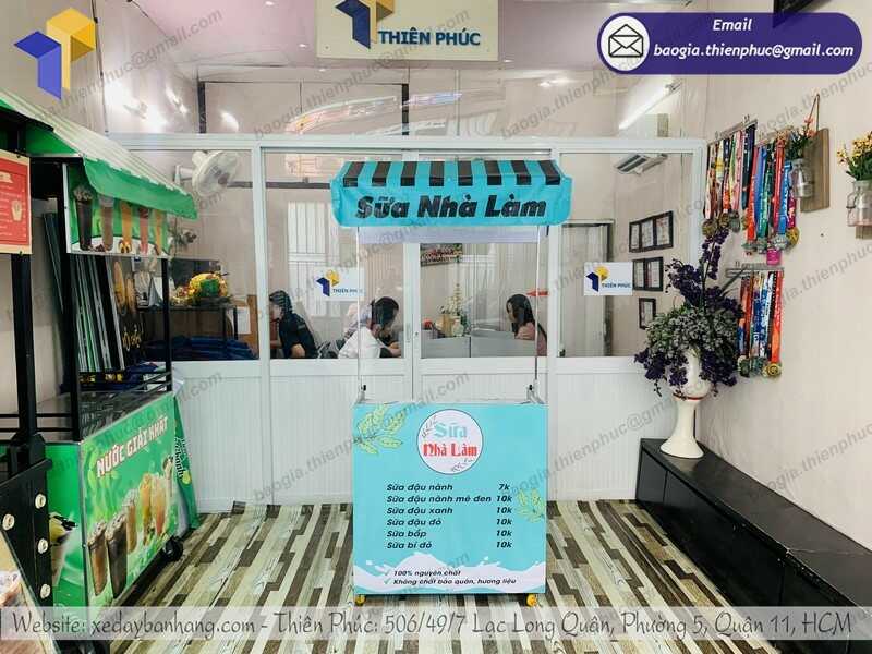 xe bán sữa hạt lắp ráp tphcm