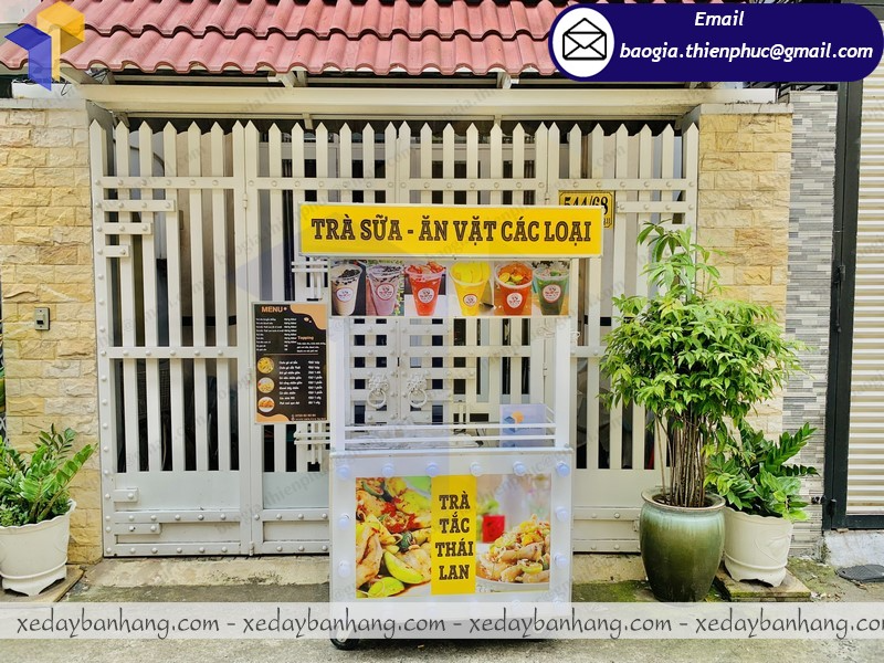 xe trà sữa đồ ăn vặt giá rẻ