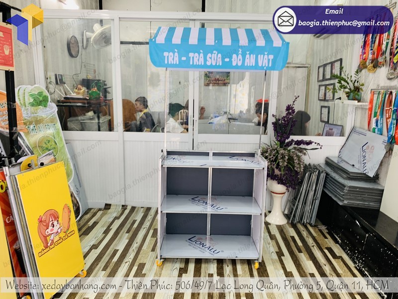 xe xếp M bán trà sữa rẻ